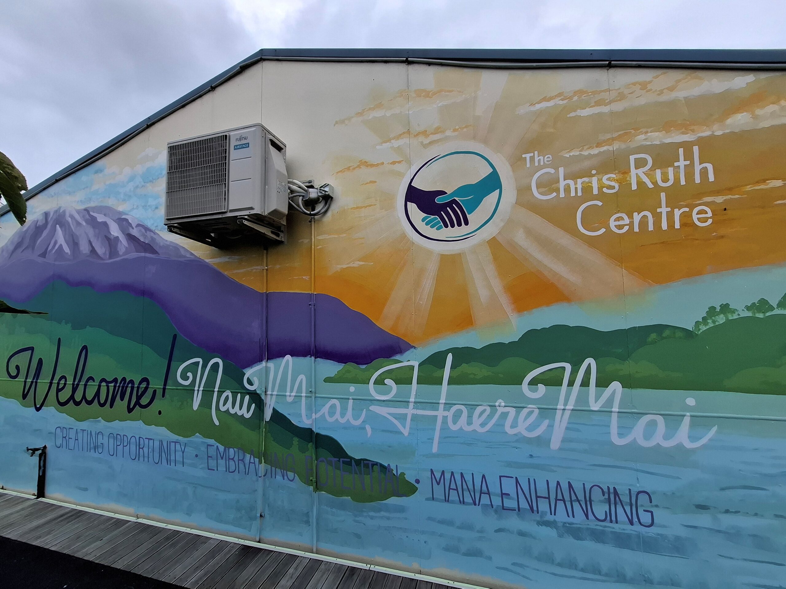 Mural project at Kaiapoi CRC