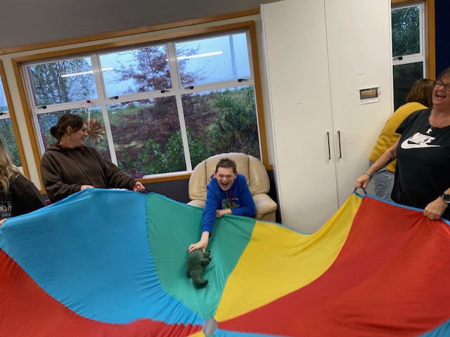Kaiapoi enjoying activities in the Centre