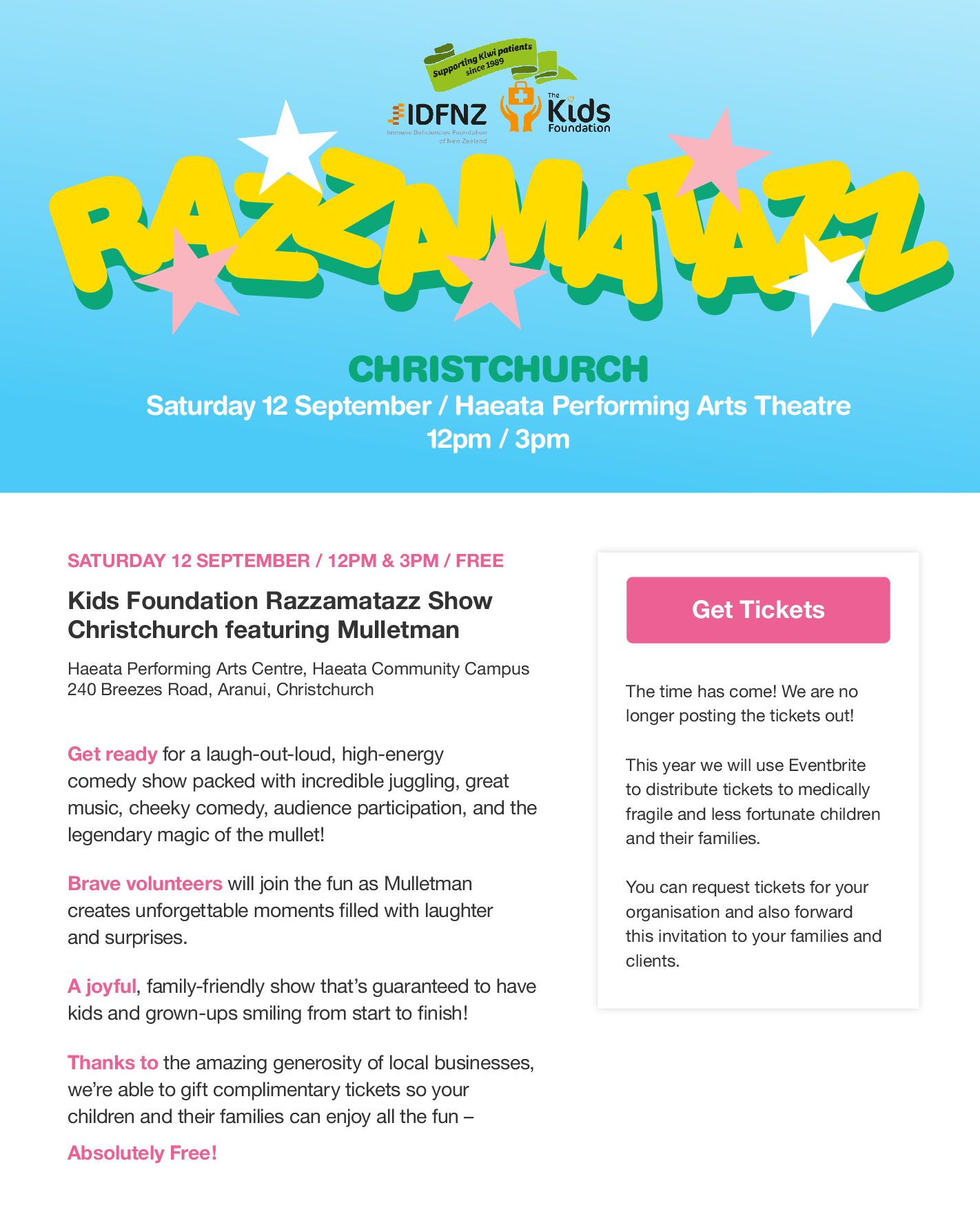 The Kids Foundation Razzamatazz show 